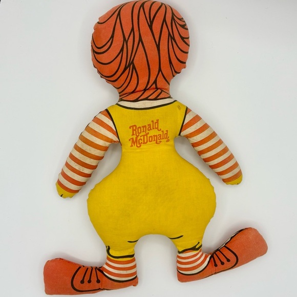 VINTAGE 1983 RONALD MCDONALD Advertising Mascot Plush Figure Doll McDonald’s - Picture 4 of 7